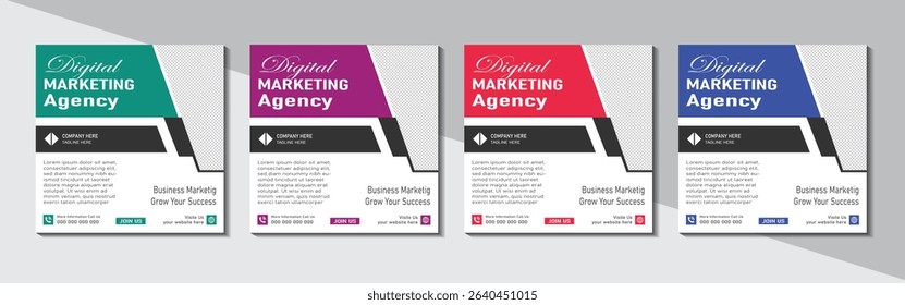 social media and agency banner