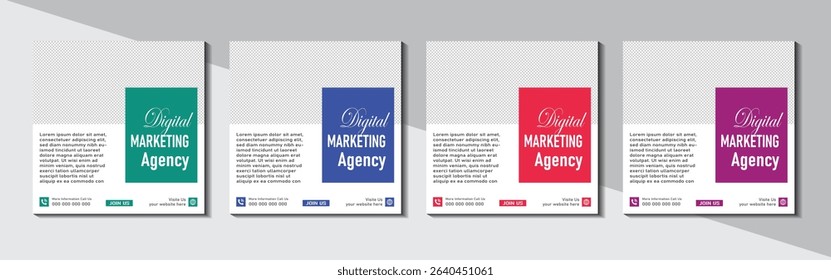 social media and agency banner