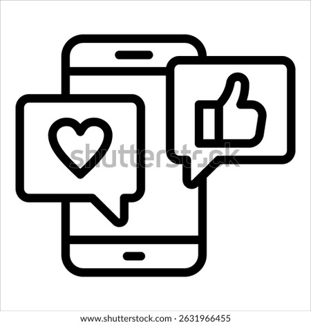Social Media App Icon Element For Design
