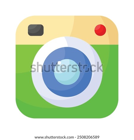 A social media app where peoples share their video content and daily stories, social media app icon