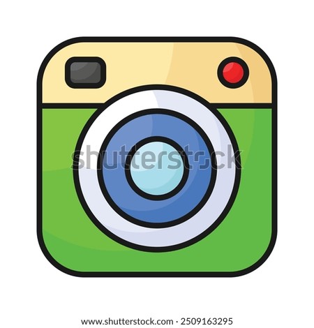 A social media app where peoples share their video content and daily stories, social media app icon