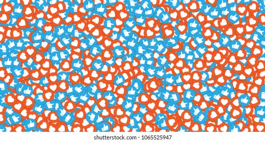 social media background