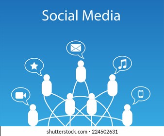 Social Media background