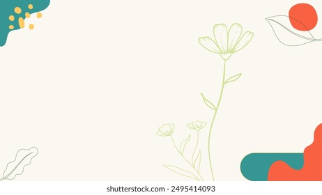 social media background. minimal abstract background with geometric shapes. abstract background for marketing, blog, advertising, marketing.