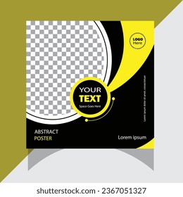 Social Media background template design.