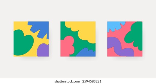 Social media background. Trendy editable social media post template. Vector illustration.