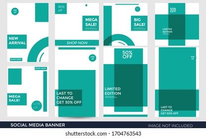 Social media banner design eps10
