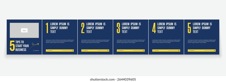 Social media banner frame or social media carousel template or media carousel post design. Editable post frame design. Minimal corporate 6 page carousel template