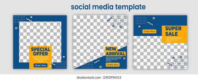 social media banner sale promotion template. Suitable for social media post, and web ads