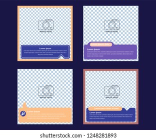 Social media banner template