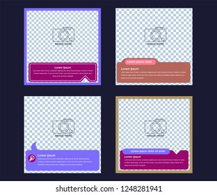 Social media banner template