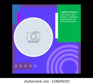 Social media banner template