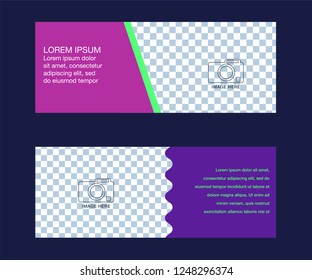 Social media banner template
