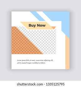 Social Media banner Template. Anyone can use This Design Easily. Promotional web banner for social media. Elegant sale and discount promo - Vector.