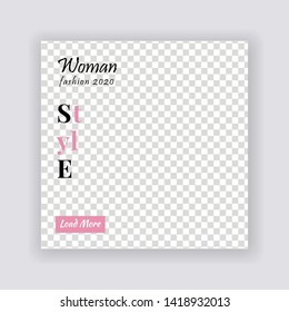 Social Media banner Template. Anyone can use This Design Easily. Promotional web banner for social media. Elegant sale and discount promo - Vector. - Vector