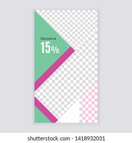 Social Media banner Template. Anyone can use This Design Easily. Promotional web banner for social media. Elegant sale and discount promo - Vector. - Vector
