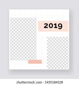 Social Media banner Template. Anyone can use This Design Easily. Promotional web banner for social media. Elegant sale and discount promo - Vector.