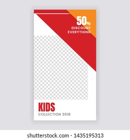 Social Media banner Template. Anyone can use This Design Easily. Promotional web banner for social media. Elegant sale and discount promo - Vector.