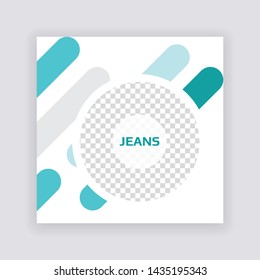 Social Media banner Template. Anyone can use This Design Easily. Promotional web banner for social media. Elegant sale and discount promo - Vector.