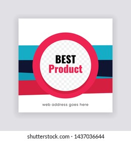 Social Media banner Template. Anyone can use This Design Easily. Promotional web banner for social media. Elegant sale and Special discount promo - Vector.