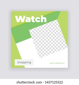 Social Media banner Template. Anyone can use This Design Easily. Promotional web banner for social media. Elegant sale and discount promo - Vector.