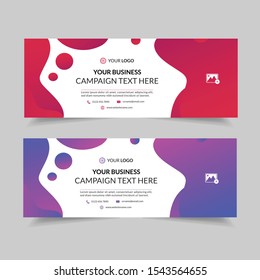 Social Media Banner Template Collection with Unique Color Corporate Facebook timeline design Facebook Cover Web Banner Social Media banner template Design.