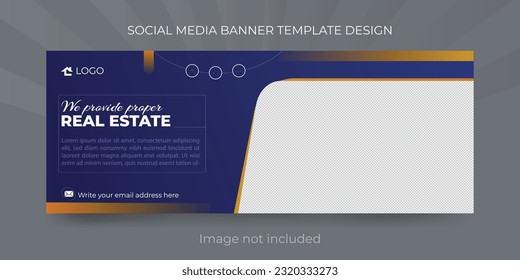 Social Media Banner Template Design. Web banner design.