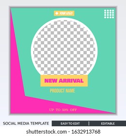 Social media banner template for e-commerce sale promo discount. Can use for advertisement,Social Media post, web design, gift card, coupon, flyer, poster, and promotion.