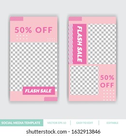 Social media banner template for e-commerce sale promo discount. Can use for advertisement,Social Media post, web design, gift card, coupon, flyer, poster, and promotion.