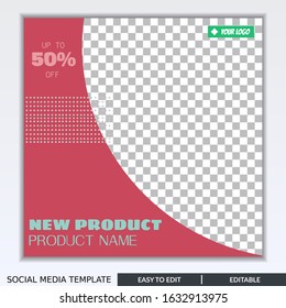 Social media banner template for e-commerce sale promo discount. Can use for advertisement,Social Media post, web design, gift card, coupon, flyer, poster, and promotion.