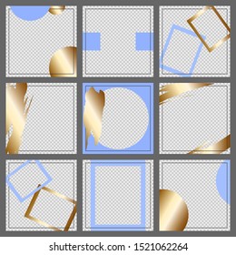 Social media banner template. Editable mockup for personal blog, layout for promotion