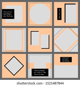 Social media banner template. Editable mockup for personal blog, layout for promotion