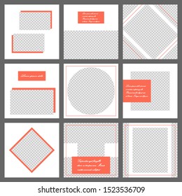 Social media banner template. Editable mockup for personal blog, layout for promotion