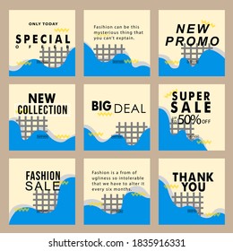 Social media banner template. Editable mockup for stories, personal blog, layout for promotion.