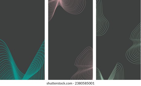  Social media banner template. Editable mockup for stories, post, blog, sale and promotion. Abstract modern coloured shapes, line arts background design for web and mobile app.