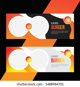 Social Media banner Template. fashion Concept Design. Anyone can use This Design Easily. Promotional web banner for social media