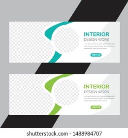 Social Media banner Template. fashion Concept Design. Anyone can use This Design Easily. Promotional web banner for social media