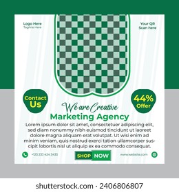 
social media banner template post design for your business or company growth