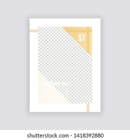 Social Media banner Template. Sale & Fashion Concept Design. Anyone can use This Design Easily. Promotional web banner for social media. Elegant sale and discount promo - Vector.