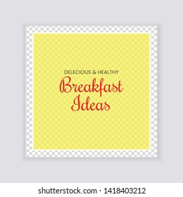 Social Media banner Template. Sale & Fashion Concept Design. Anyone can use This Design Easily. Promotional web banner for social media. Elegant sale and discount promo - Vector.