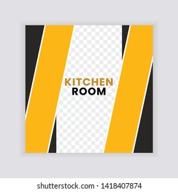 Social Media banner Template. Sale & Fashion Concept Design. Anyone can use This Design Easily. Promotional web banner for social media. Elegant sale and discount promo - Vector.