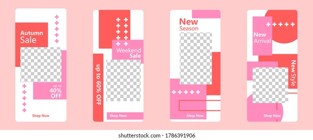 Social media banner template. Special offer template. Promotion and publication templates. Vector