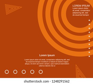 Social media banner template.. Use it to advertise in social networks to promote your product. Minimalistic abstract design
