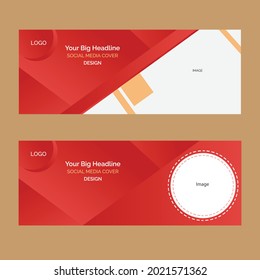 Social media banner template for your business