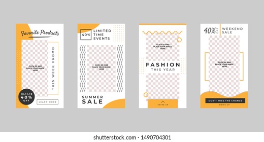 Social Media Banner Templates Pack Vector