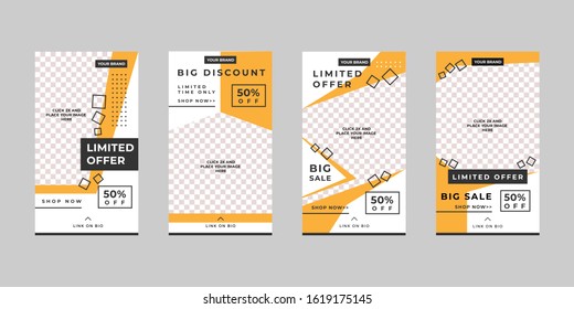 Social Media Banner Templates Pack Vector