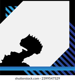 Vorlage für Vektordesign-Illustrationen in sozialen Netzwerken.