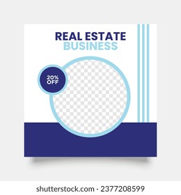 Diseño editable de vectores de banners de medios sociales