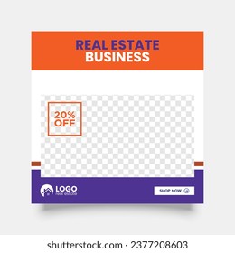 Social Media Banner Vector Editable Design