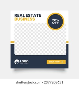 Diseño editable de vectores de banners de medios sociales